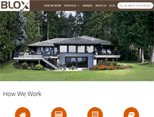 Tablet Screenshot of bloxconstruction.com